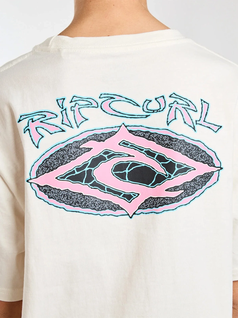 POLERA NIÑO RIP CURL MANGA CORTA ALGODÓN - 4
