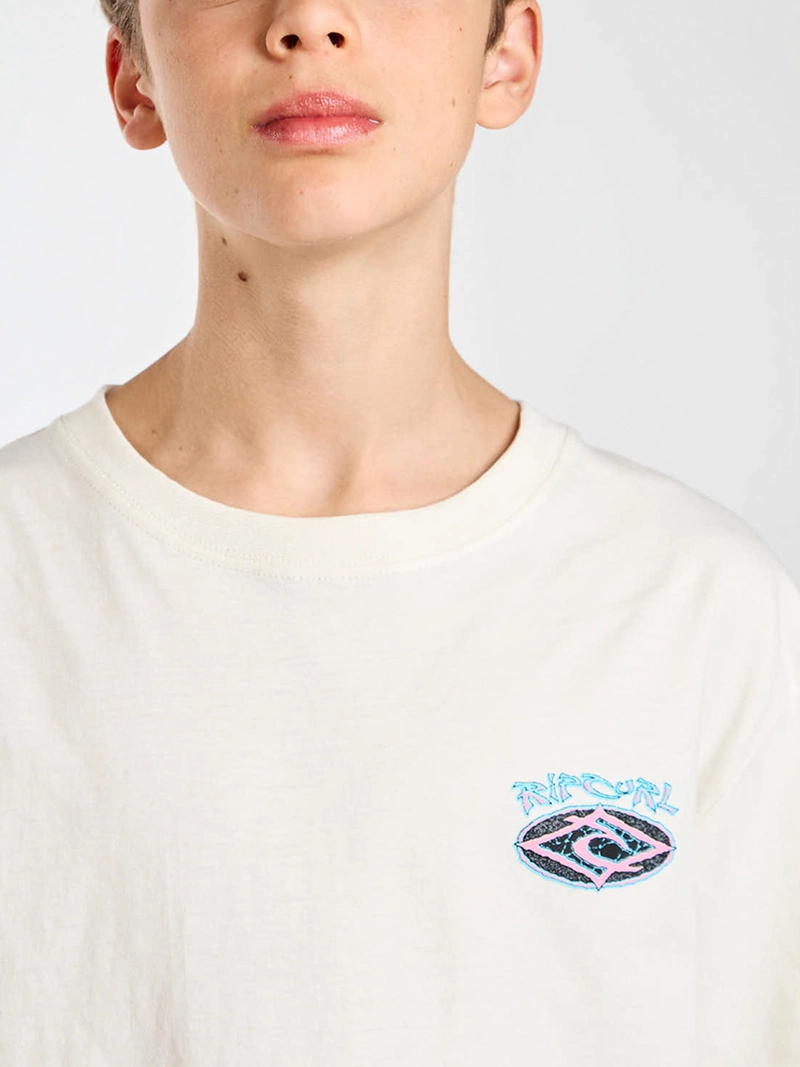 POLERA NIÑO RIP CURL MANGA CORTA ALGODÓN - 5