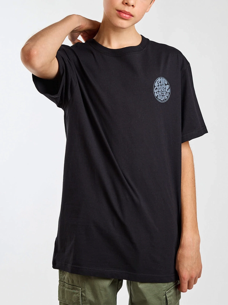 POLERA NIÑO RIP CURL MANGA CORTA ALGODÓN - 1