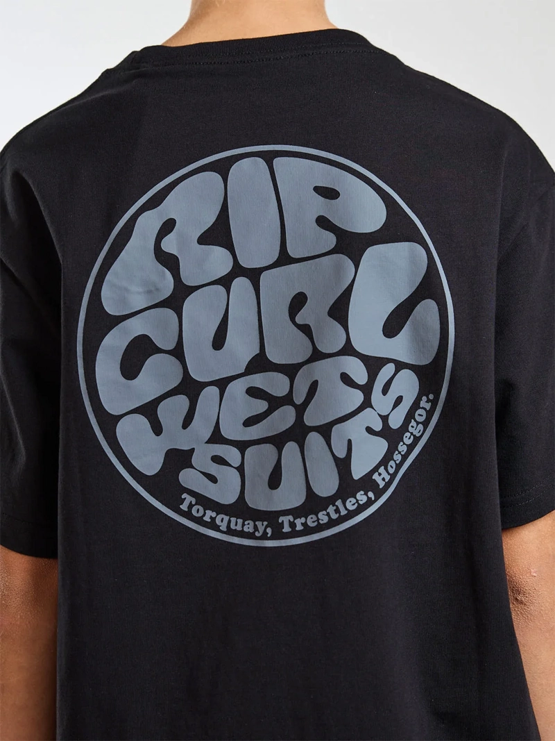 POLERA NIÑO RIP CURL MANGA CORTA ALGODÓN - 4