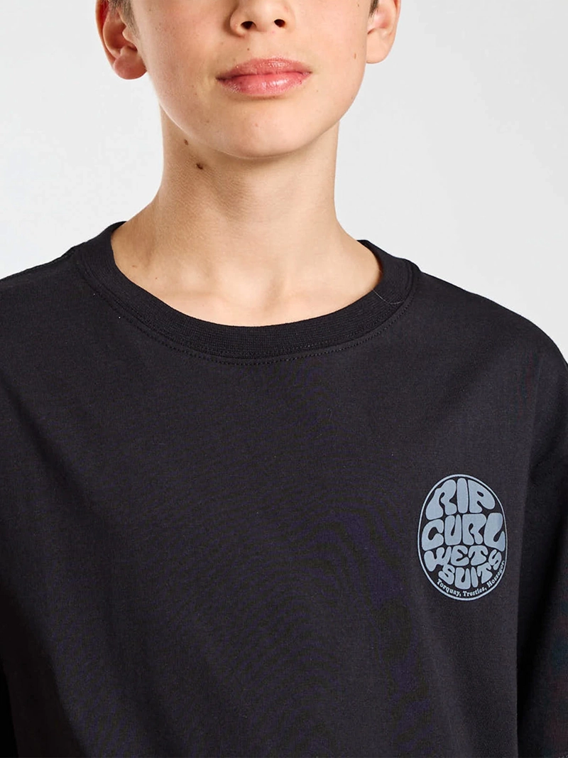 POLERA NIÑO RIP CURL MANGA CORTA ALGODÓN - 5