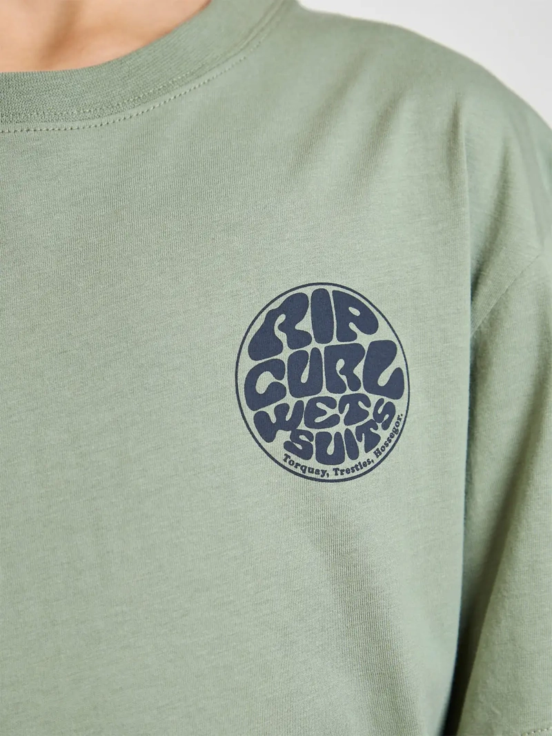 POLERA NIÑO RIP CURL MANGA CORTA ALGODÓN - 5
