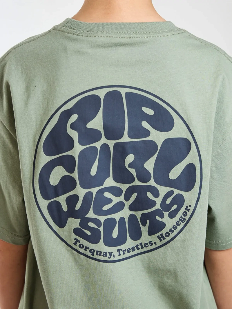 POLERA NIÑO RIP CURL MANGA CORTA ALGODÓN - 4