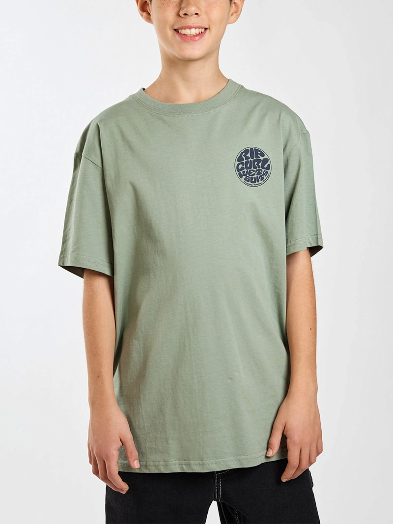 POLERA NIÑO RIP CURL MANGA CORTA ALGODÓN - 7