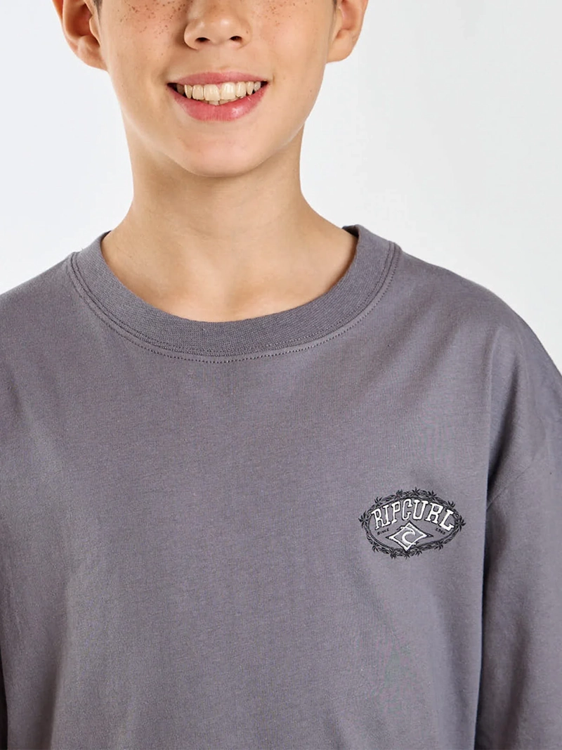POLERA NIÑO RIP CURL MANGA CORTA ALGODÓN - 5