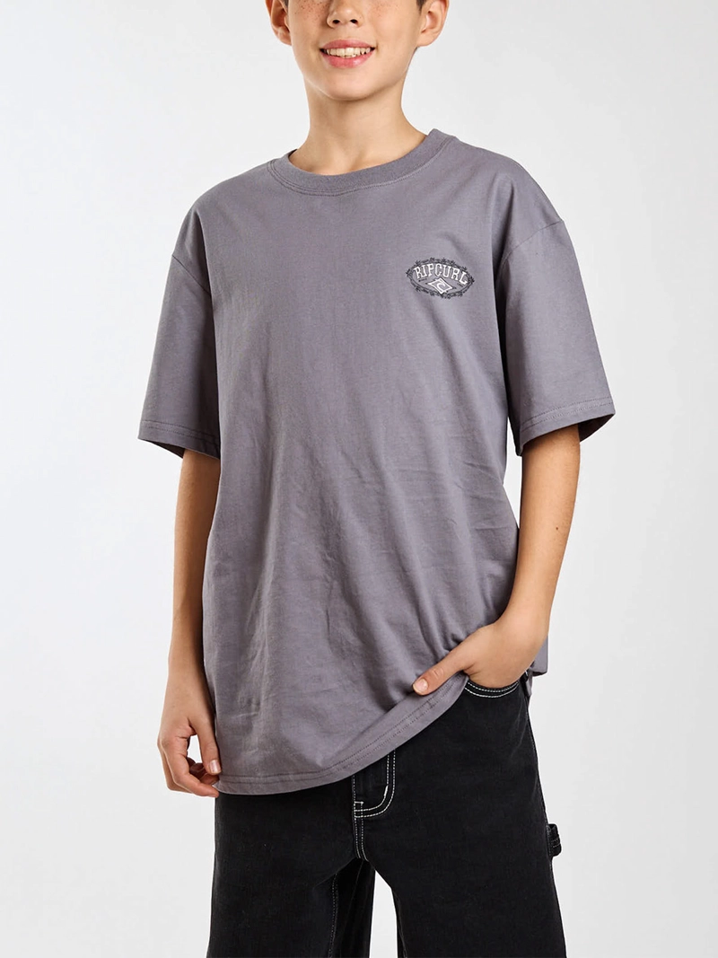 POLERA NIÑO RIP CURL MANGA CORTA ALGODÓN - 7