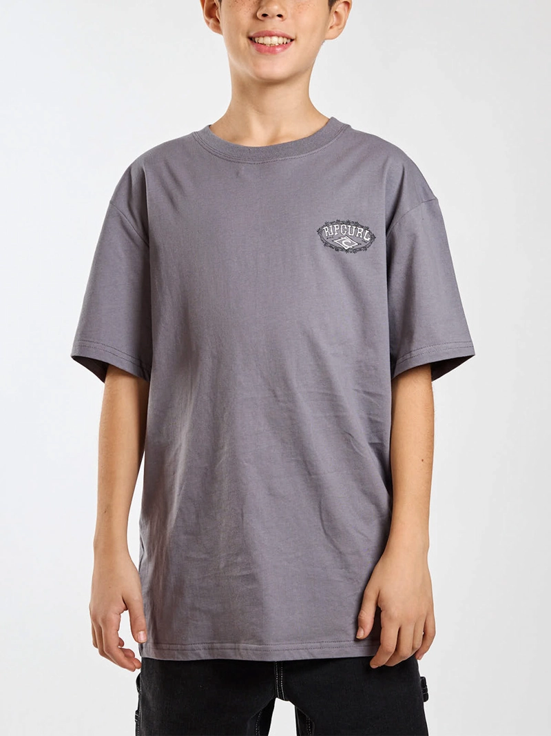 POLERA NIÑO RIP CURL MANGA CORTA ALGODÓN - 1