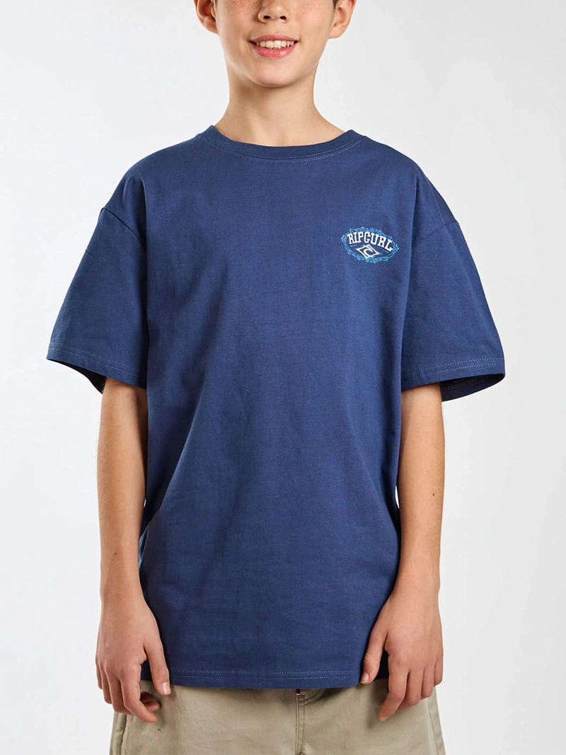 POLERA NIÑO RIP CURL MANGA CORTA ALGODÓN - 6