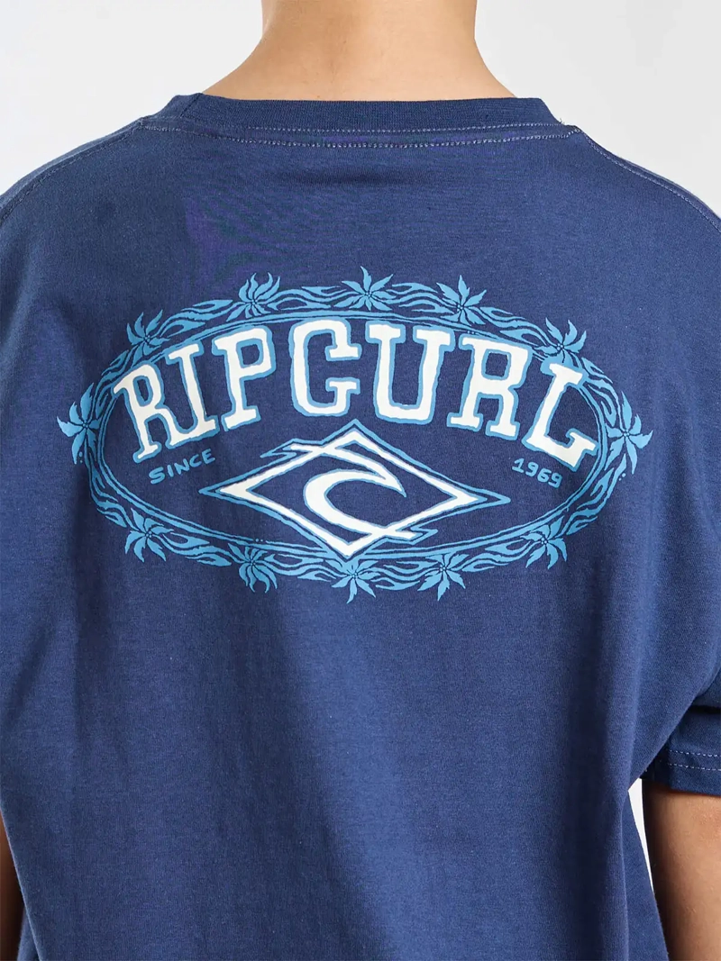 POLERA NIÑO RIP CURL MANGA CORTA ALGODÓN - 4