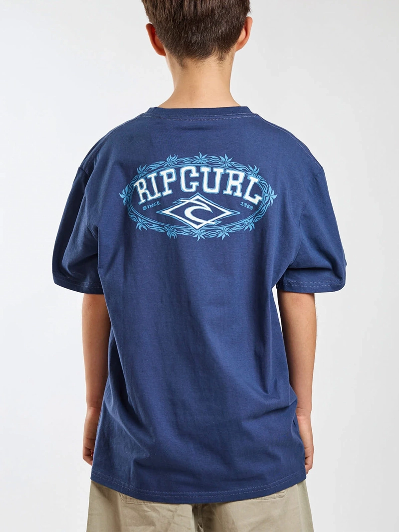 POLERA NIÑO RIP CURL MANGA CORTA ALGODÓN - 3