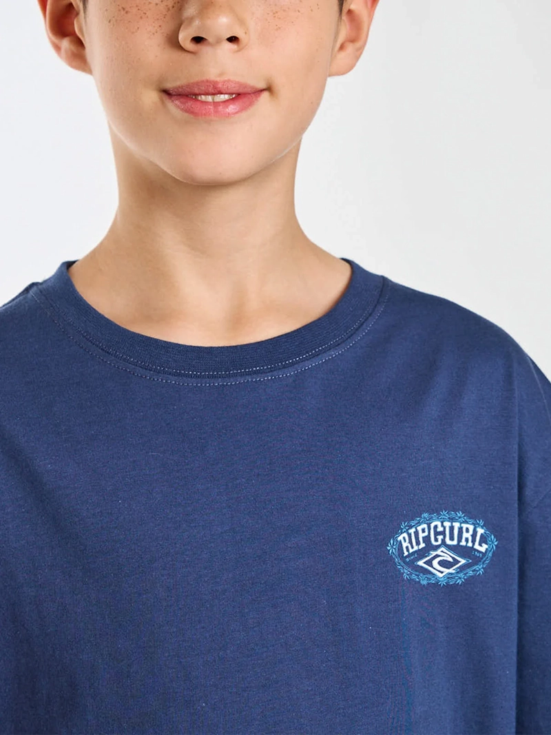 POLERA NIÑO RIP CURL MANGA CORTA ALGODÓN - 5