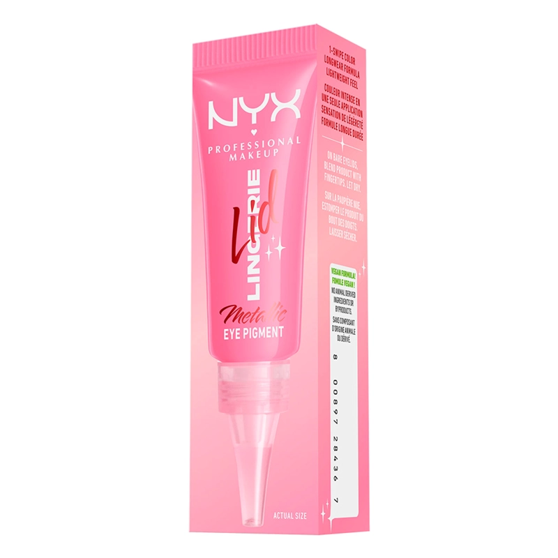 SOMBRA DE OJOS NYX LID LINGERIE PUSH UP PINK 6ML - 3