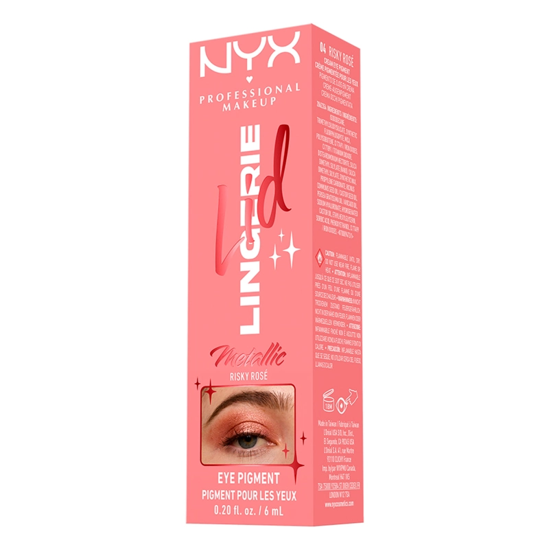 SOMBRA DE OJOS NYX LID LINGERIE RISKY ROSE 6ML - 2