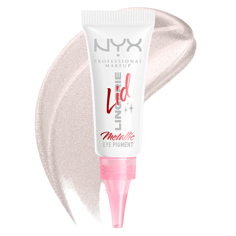 SOMBRA DE OJOS NYX LID LINGERIE SATIN SILVER 6ML - 6