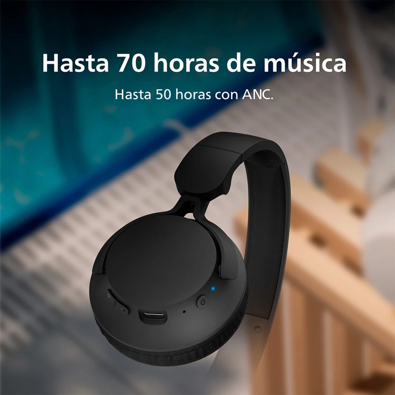 AUDÍFONOS PHILIPS ON EAR TAH4500BK BLUETOOTH - 3