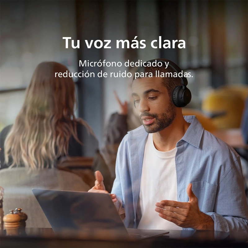 AUDÍFONOS PHILIPS ON EAR TAH4500BK BLUETOOTH - 5