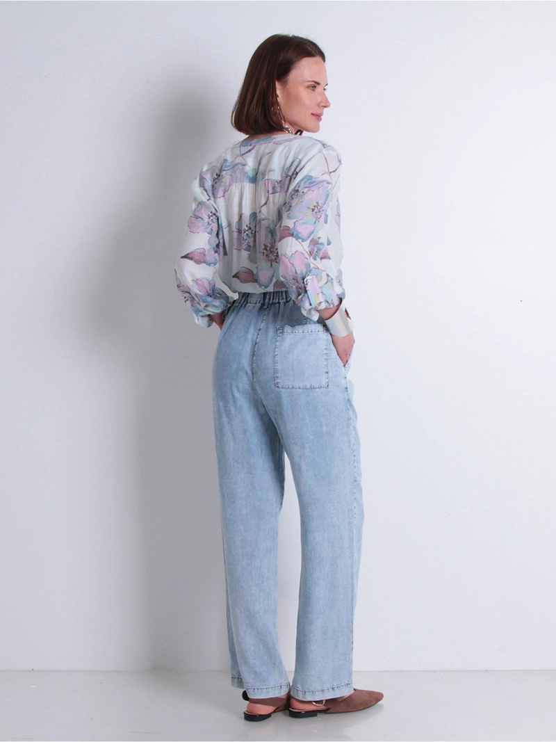 PANTALÓN MUJER WADOS WIDE LEG TIRO ALTO - 4