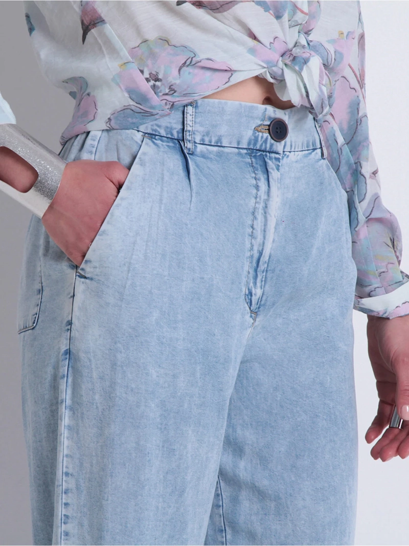 PANTALÓN MUJER WADOS WIDE LEG TIRO ALTO - 6