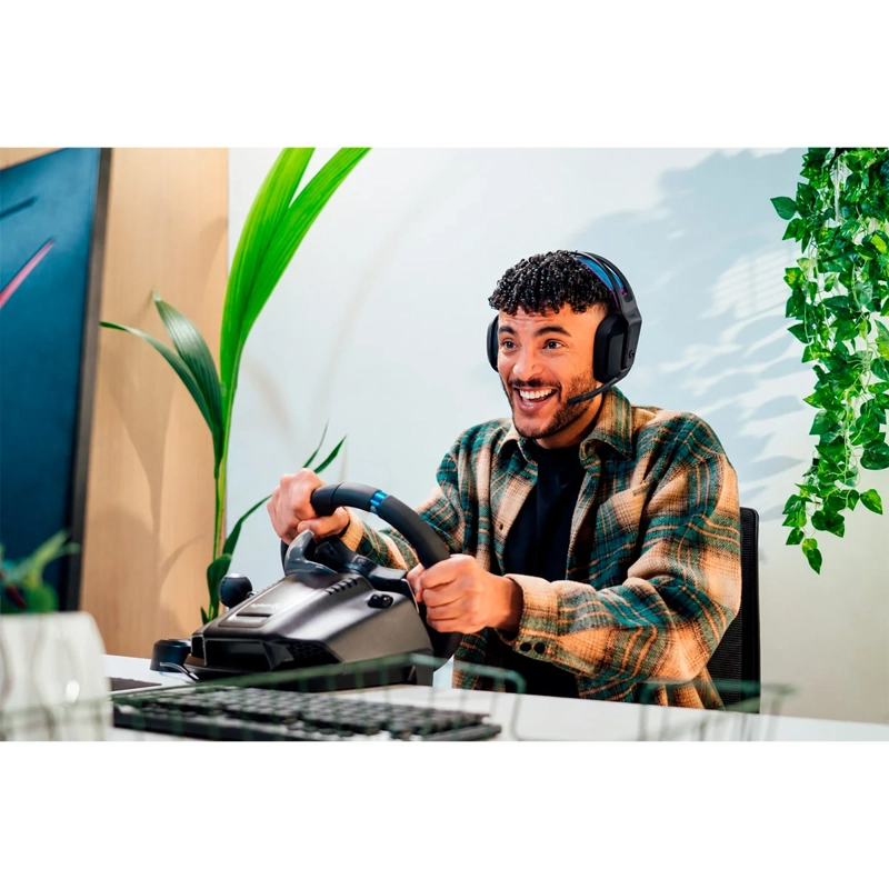 VOLANTE + AUDÍFONOS  LOGITHECH G29 - G335 PARA PS3/PS4/PC - 3