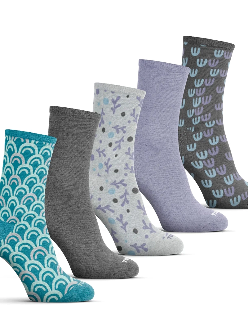 PACK X5 CALCETINES MUJER TOP ALGODÓN  - 1