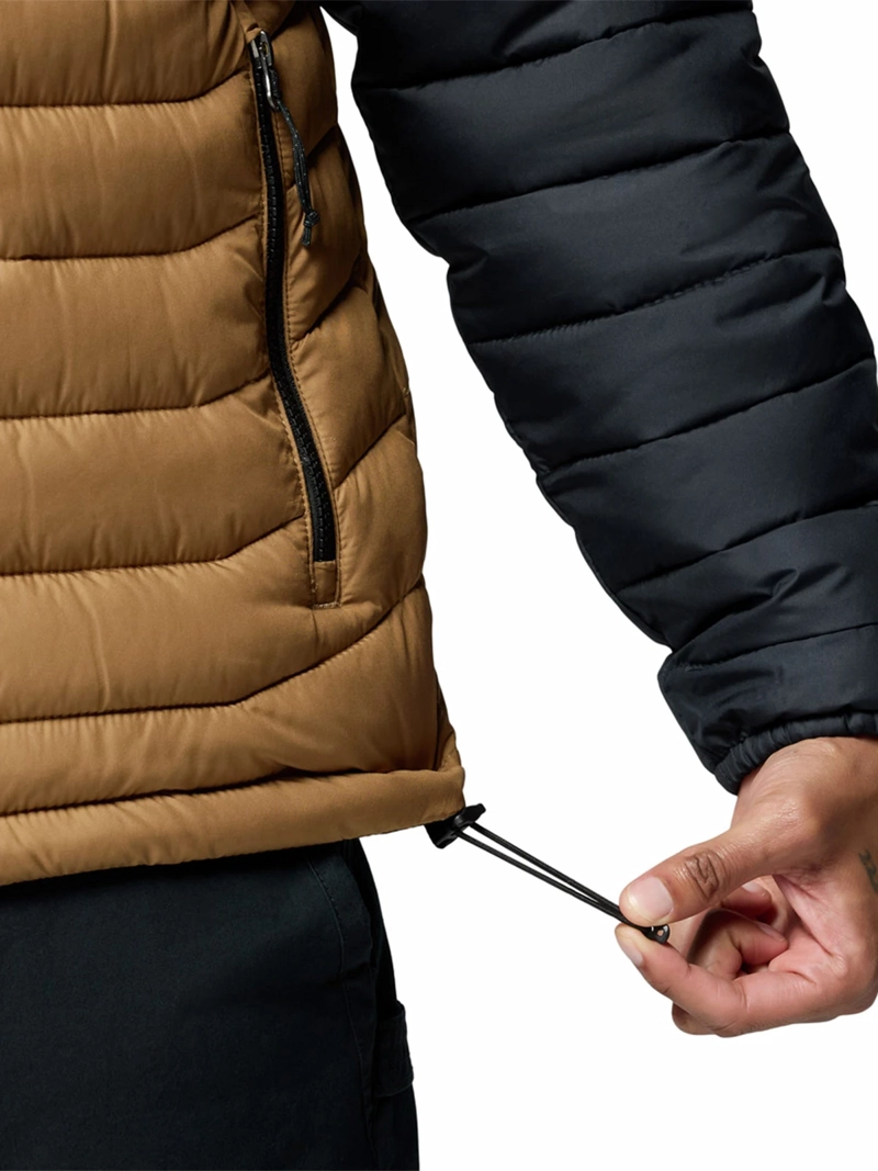 PARKA TREKKING HOMBRE COLUMBIA POWDER LITE II BEIGE - 3