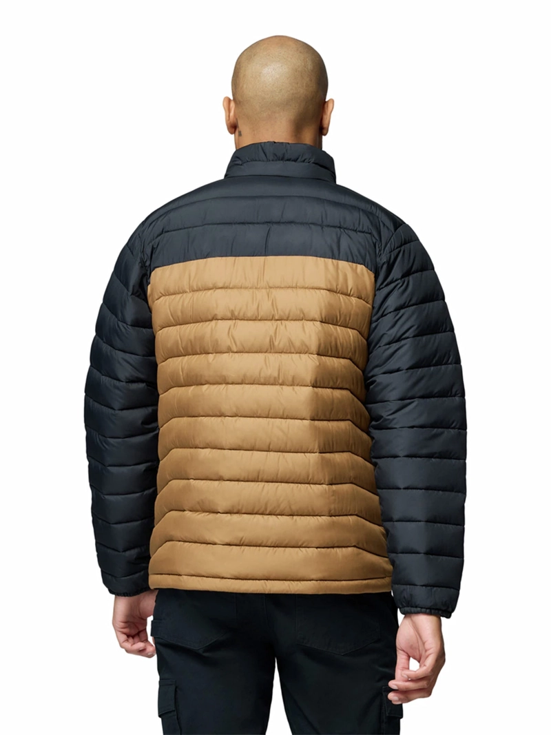 PARKA TREKKING HOMBRE COLUMBIA POWDER LITE II BEIGE - 2
