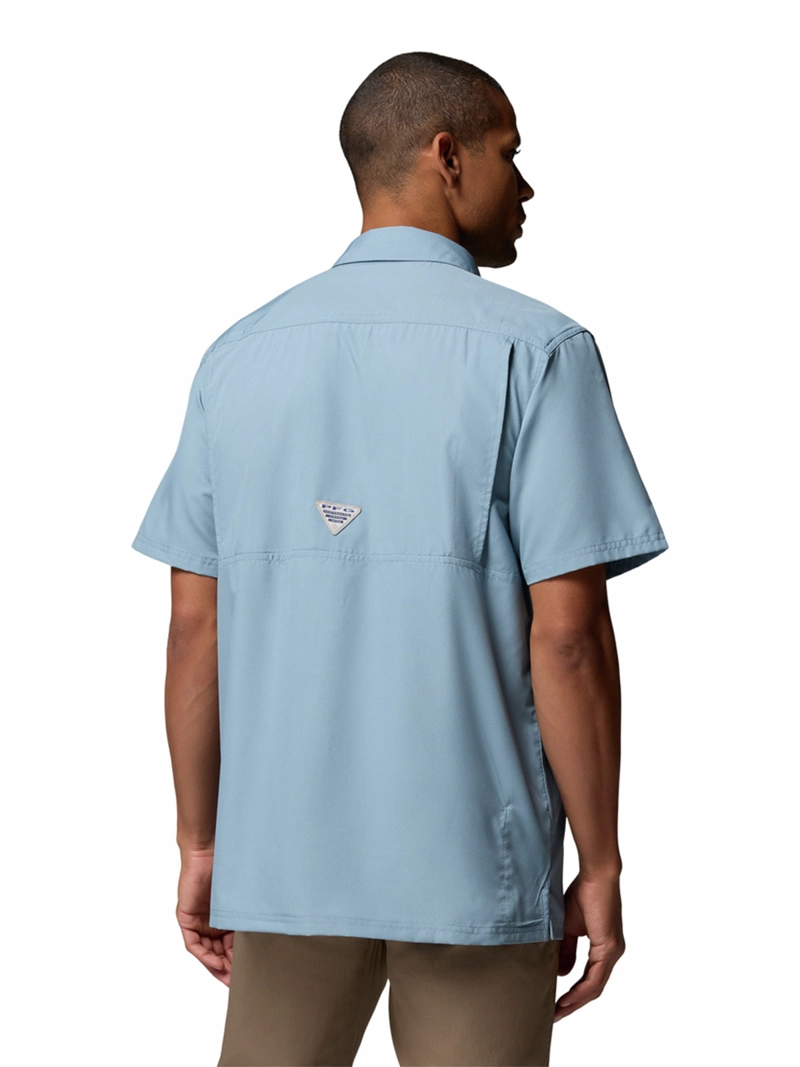 CAMISA TREKKING HOMBRE COLUMBIA  SLACK TIDE CAMP CELESTE - 2