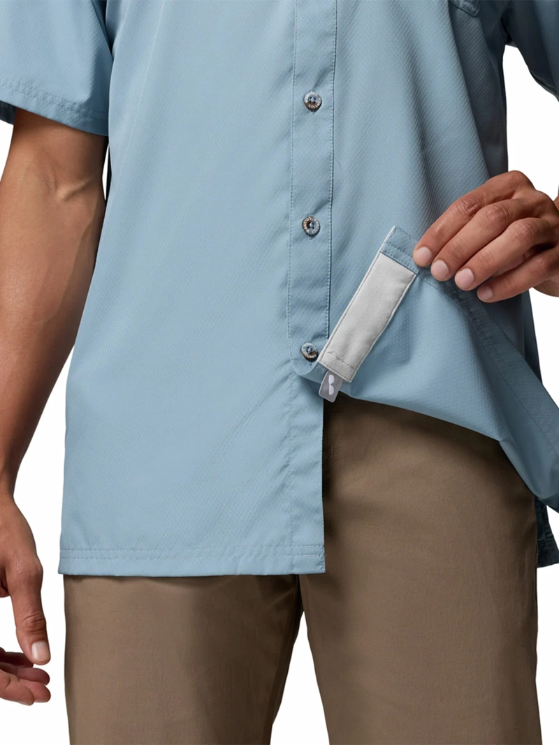 CAMISA TREKKING HOMBRE COLUMBIA  SLACK TIDE CAMP CELESTE - 3