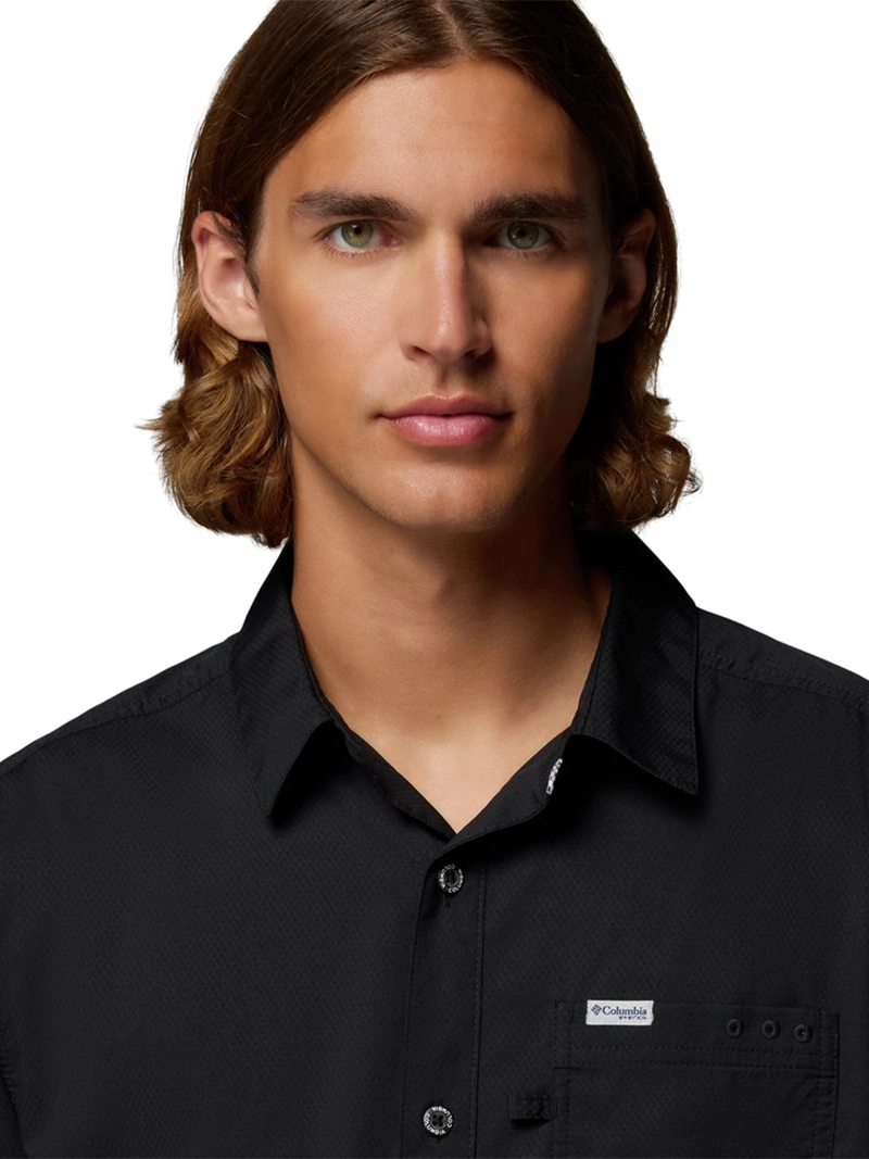 CAMISA TREKKING HOMBRE COLUMBIA  SLACK TIDE CAMP NEGRO - 4
