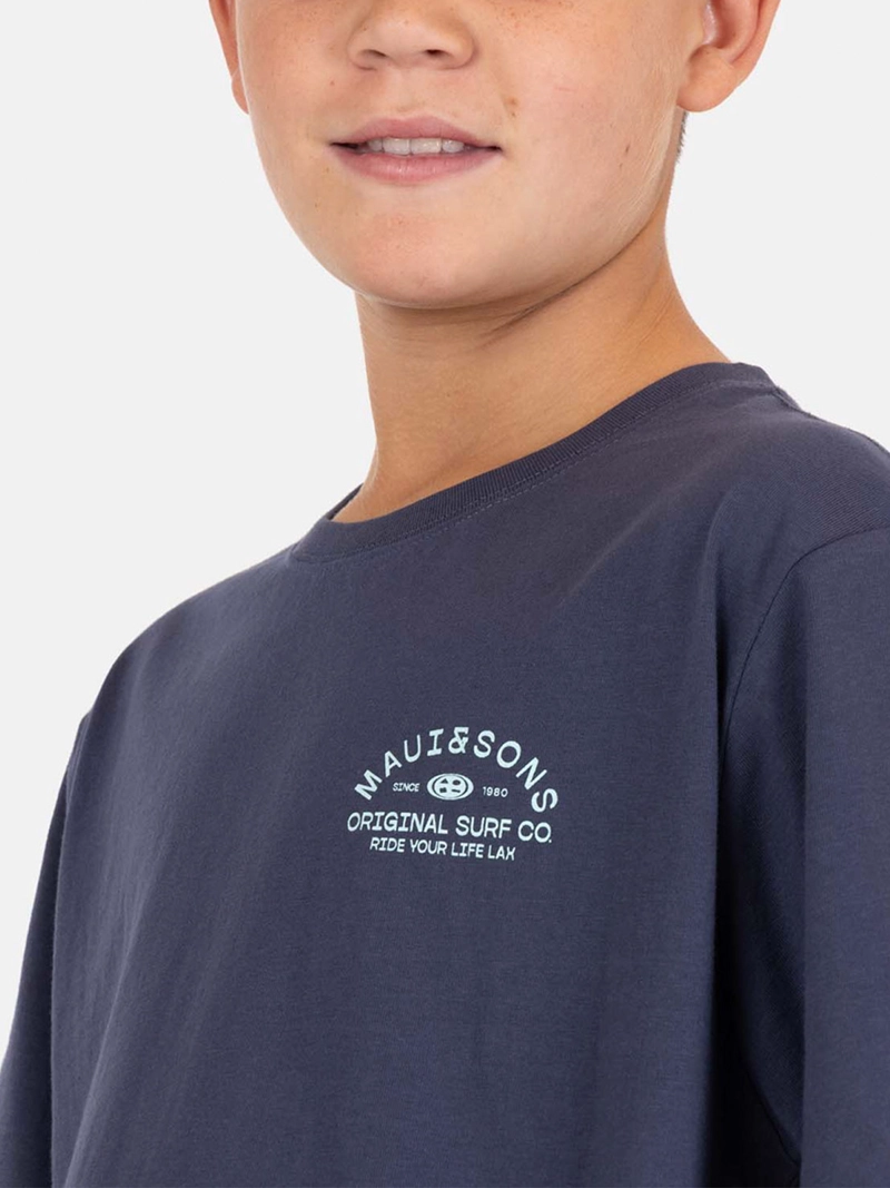 POLERA NIÑO MAUI AND SONS MANGA CORTA ALGODÓN - 3