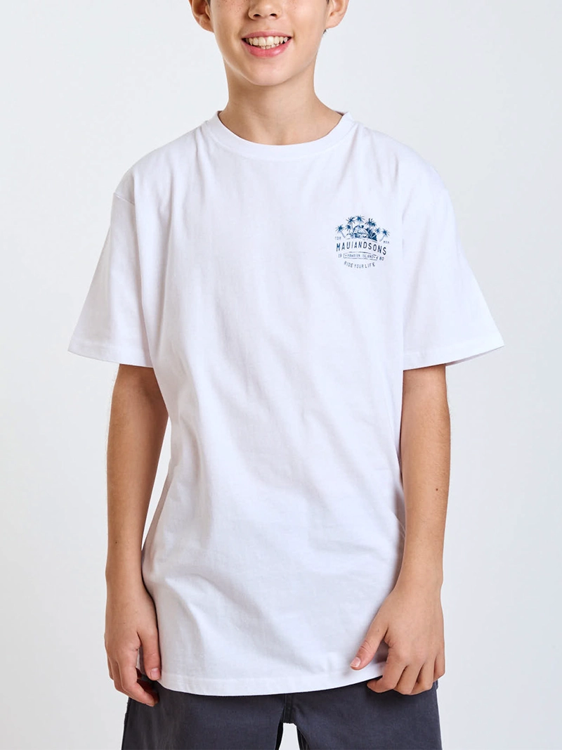 POLERA NIÑO MAUI AND SONS MANGA CORTA ALGODÓN