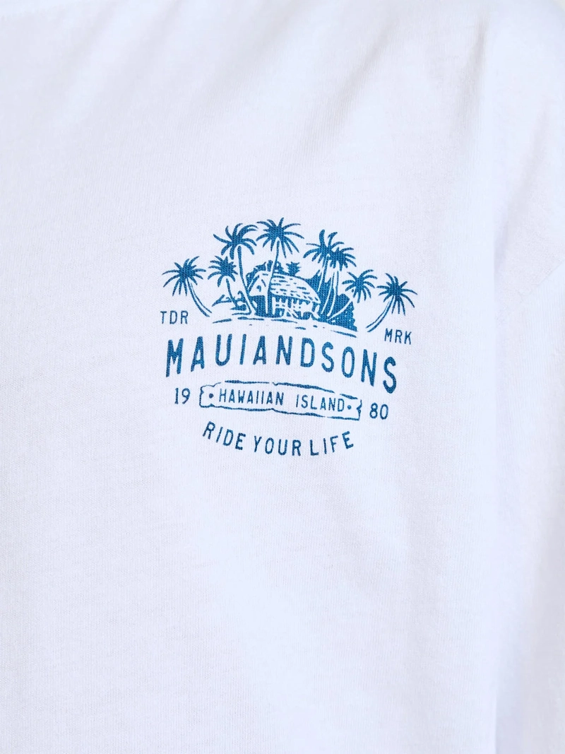 POLERA NIÑO MAUI AND SONS MANGA CORTA ALGODÓN - 6