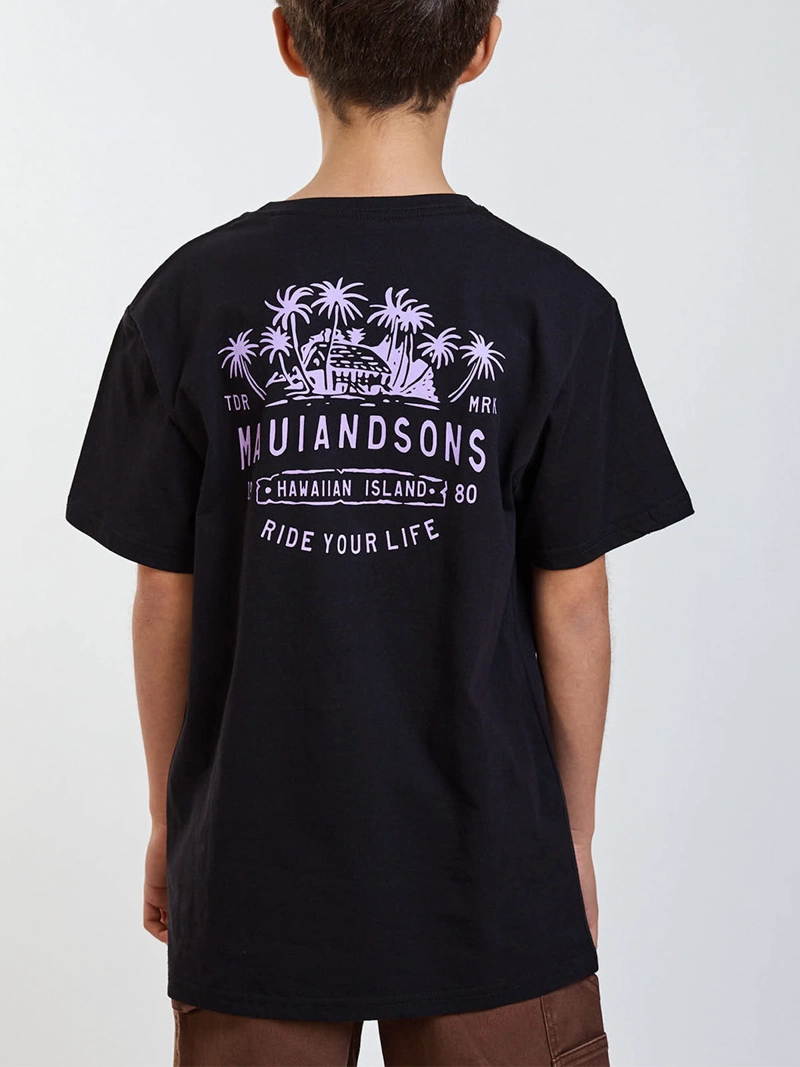 POLERA NIÑO MAUI AND SONS MANGA CORTA ALGODÓN - 3
