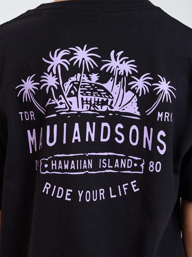 POLERA NIÑO MAUI AND SONS MANGA CORTA ALGODÓN - 5