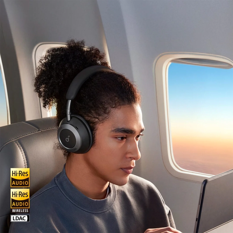 AUDÍFONOS SOUNDCORE ON EAR SPACE ONE PRO BLUETOOTH - 5