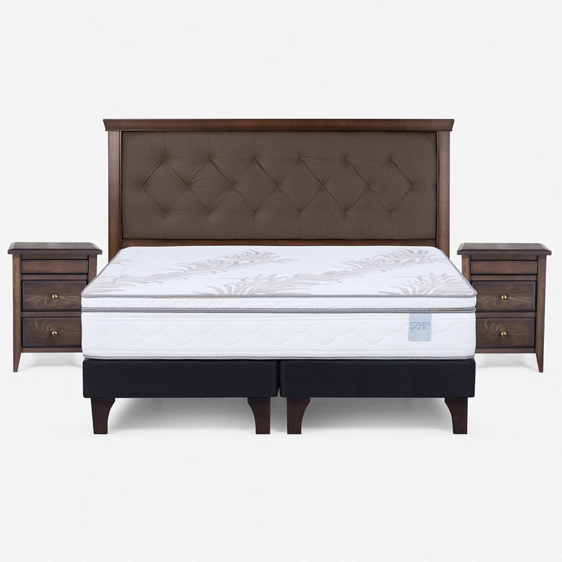 CAMA EUROPEA ROSEN NEO PLUS KING + SET BRERA