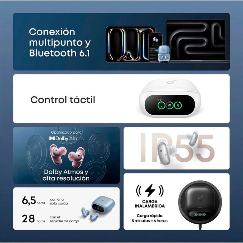 Soundcore Liberty 5 Pro Rosado, foto 8