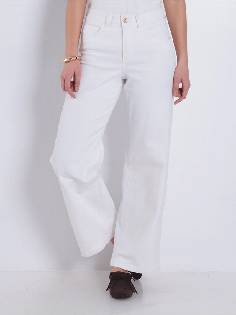 JEANS MUJER WADOS ALGODÓN WIDE LEG TIRO ALTO - 2
