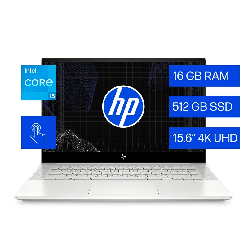NOTEBOOK HP ENVY 15-EP1503LA INTEL CORE I5 16GB RAM 512GB SSD NVIDIA RTX 3050 TOUCH 15.6” - 2
