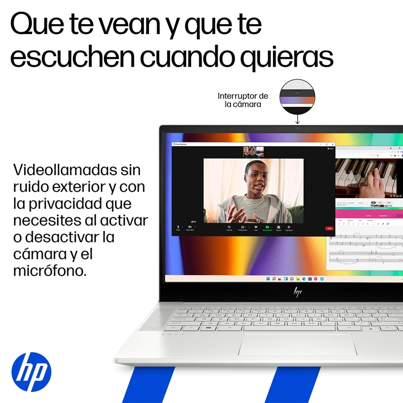 NOTEBOOK HP ENVY 15-EP1503LA INTEL CORE I5 16GB RAM 512GB SSD NVIDIA RTX 3050 TOUCH 15.6” - 7