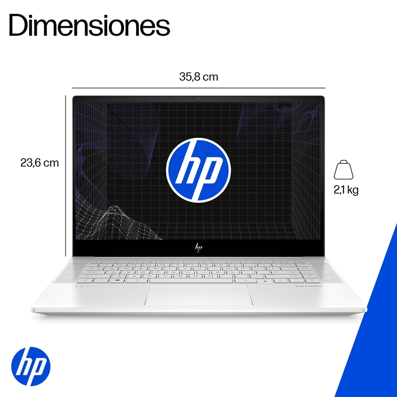 NOTEBOOK HP ENVY 15-EP1503LA INTEL CORE I5 16GB RAM 512GB SSD NVIDIA RTX 3050 TOUCH 15.6” - 8