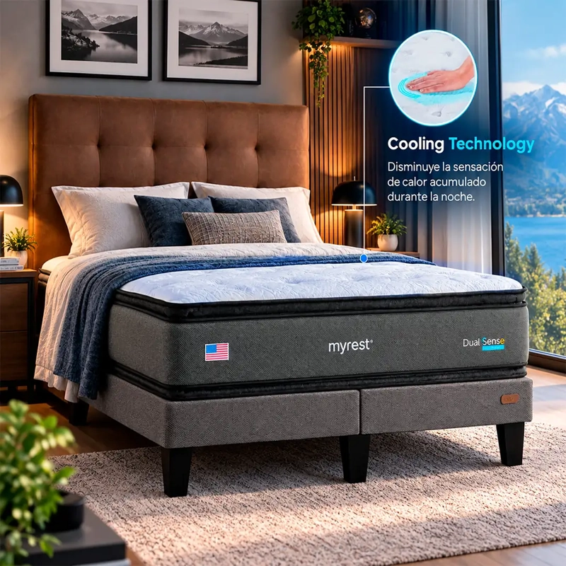 COLCHÓN MYREST DUAL SENSE 1.5 PLAZAS  - 4