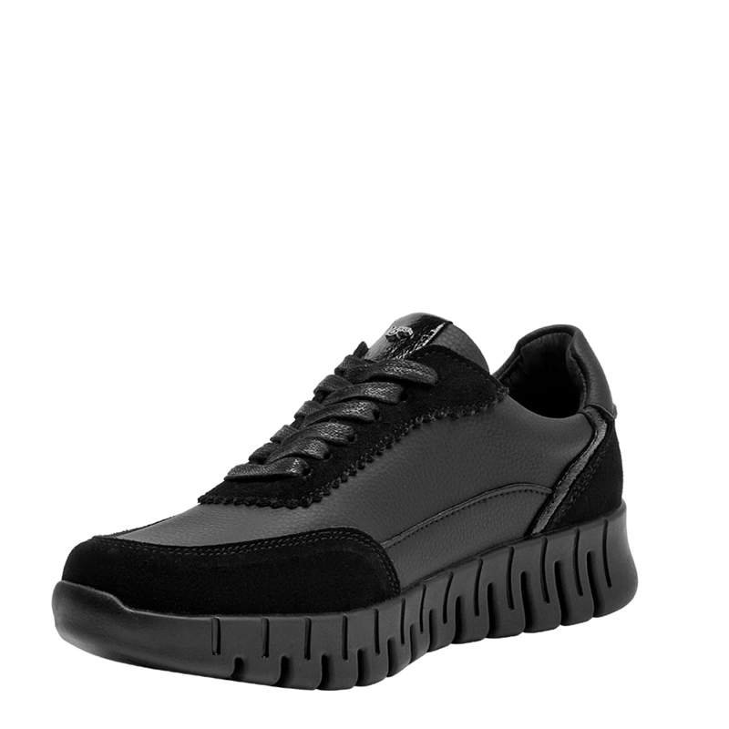 ZAPATILLAS MUJER 16 HRS URBANAS NEGRO 16M0306 CUERO - 4