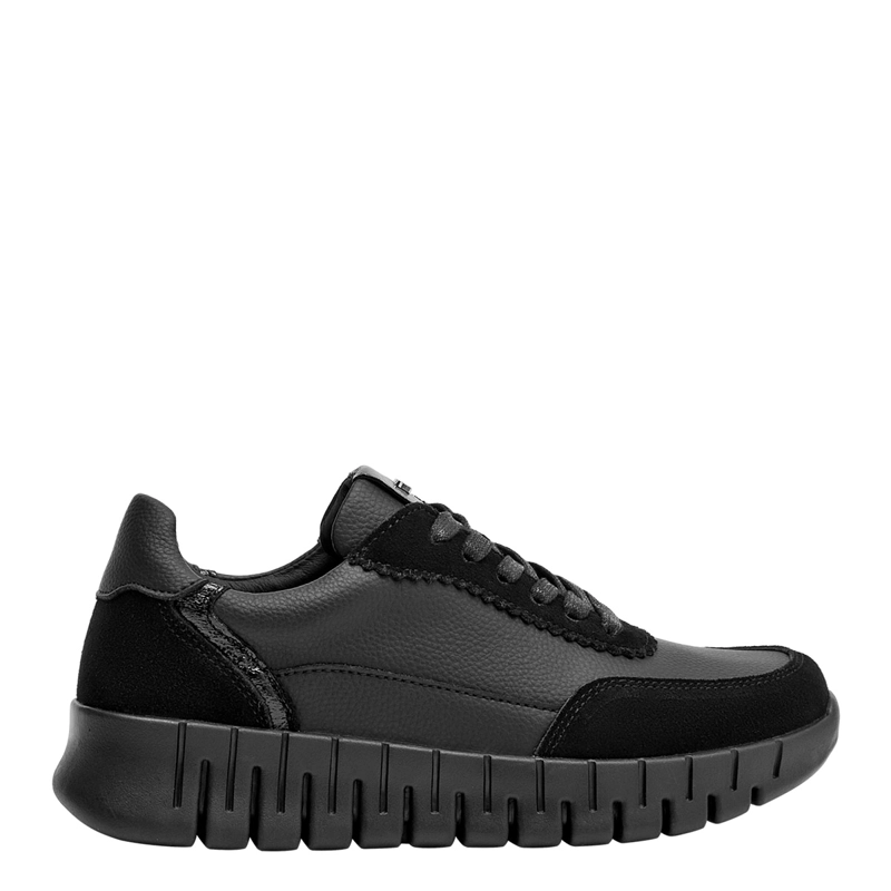 ZAPATILLAS MUJER 16 HRS URBANAS NEGRO 16M0306 CUERO