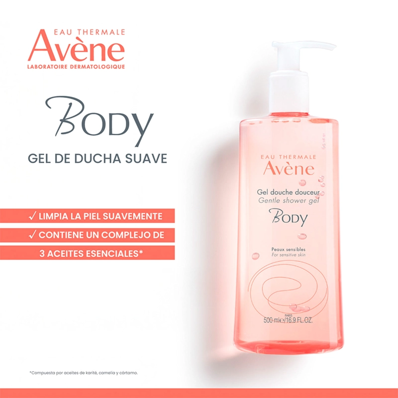 GEL DE DUCHA AVENE BODY 500ML - 3