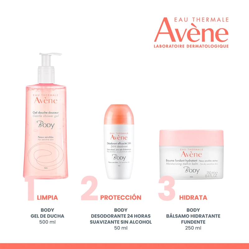 GEL DE DUCHA AVENE BODY 500ML - 5