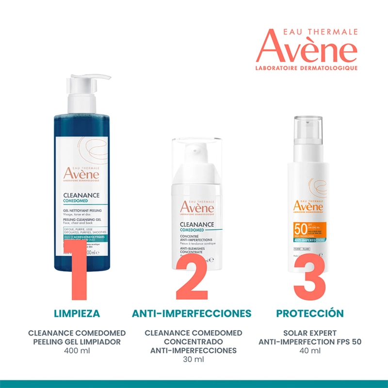 GEL LIMPIADOR AVENE COMEDOMED PEELING 400ML - 11