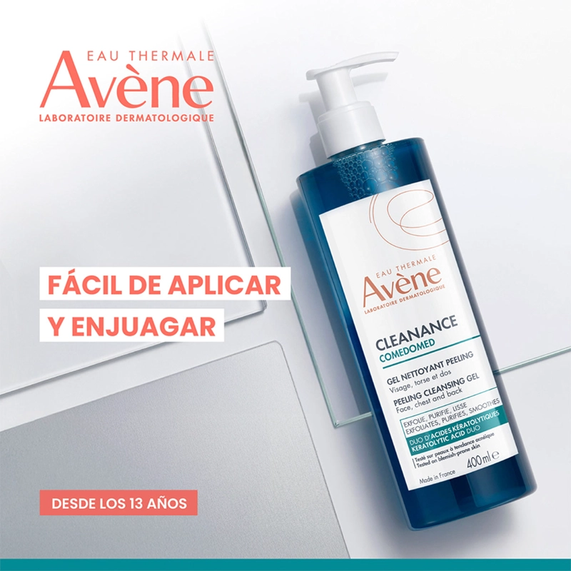 GEL LIMPIADOR AVENE COMEDOMED PEELING 400ML - 7