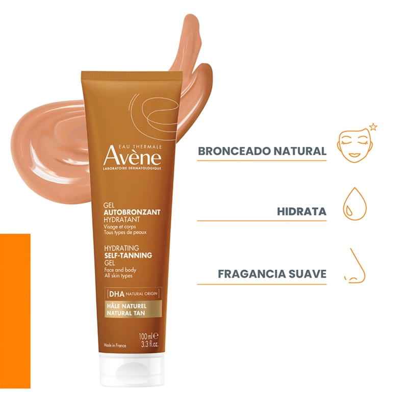 GEL AUTOBRONCEANTE AVENE ROSTRO Y CUERPO 100ML - 6