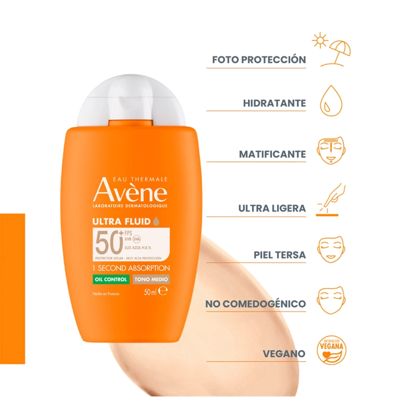 PROTECTOR SOLAR SPRAY AVENE INVISIBLE SPF50+ 150ML - 7